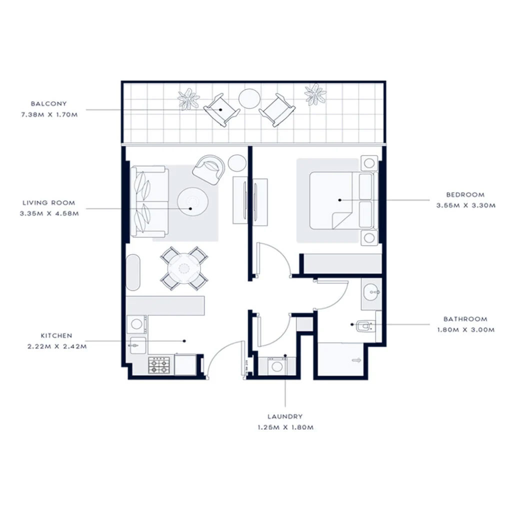 Azizi Venice Floor Plan
