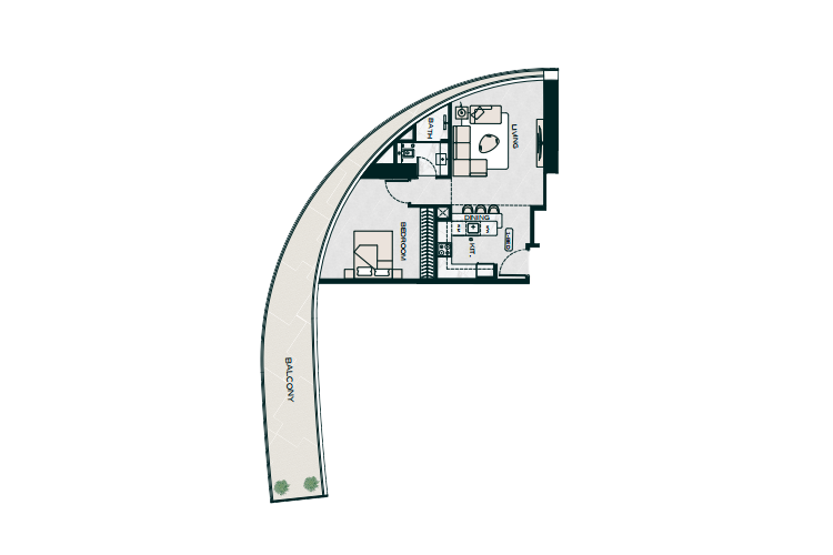 Binghatti Aquarise Floor Plan