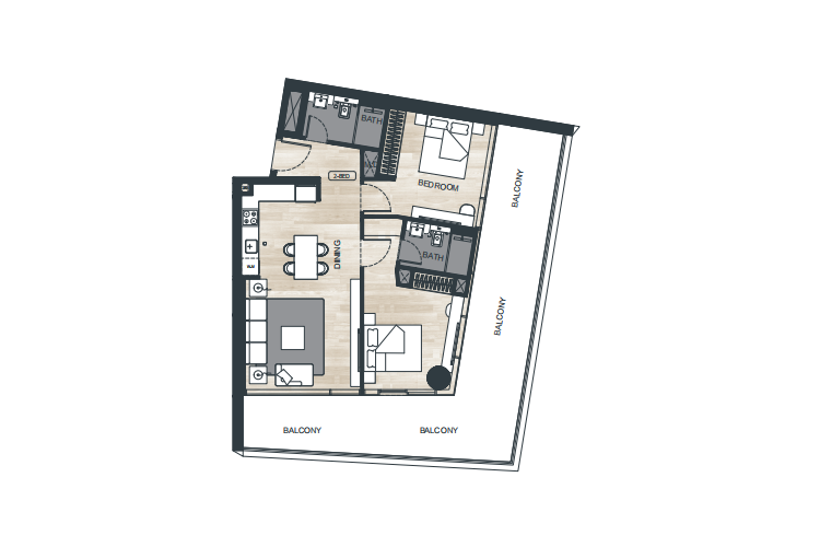 Binghatti Ghost Floor Plan