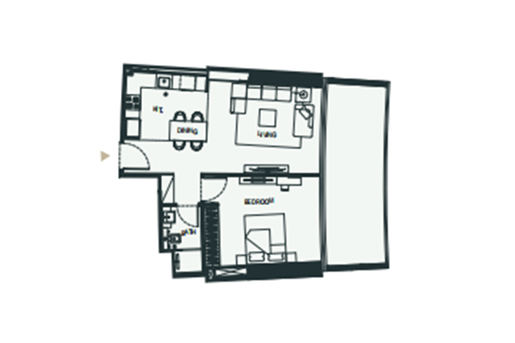 Binghatti Hills Floor Plan