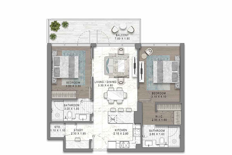 The Eden at Sobha Central Site Plan