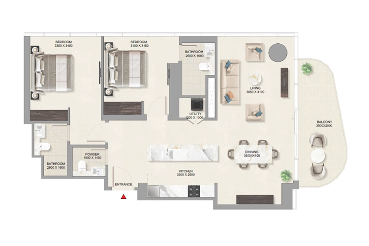 Sobha Aquacrest Floor Plan