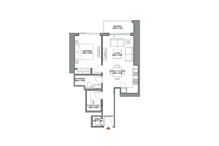 Sobha Riverside Crescent Floor Plan