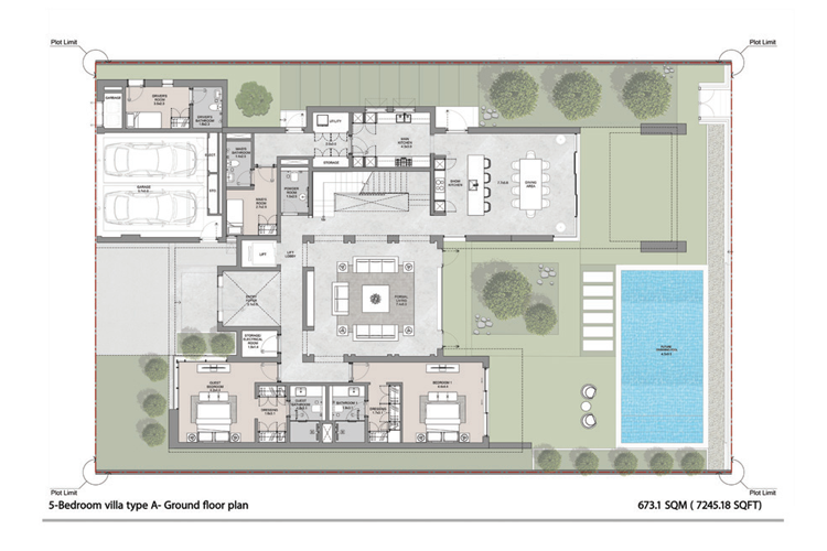 Sobha Siniya Island Site Plan