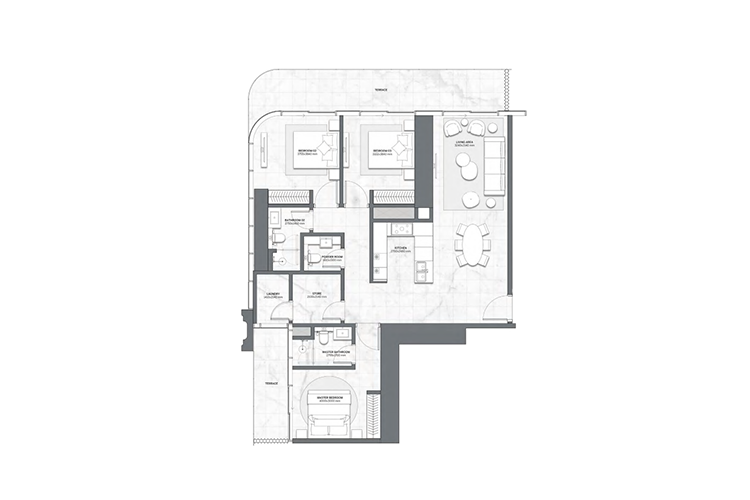 Trump Tower By Dar Global Floor Plan